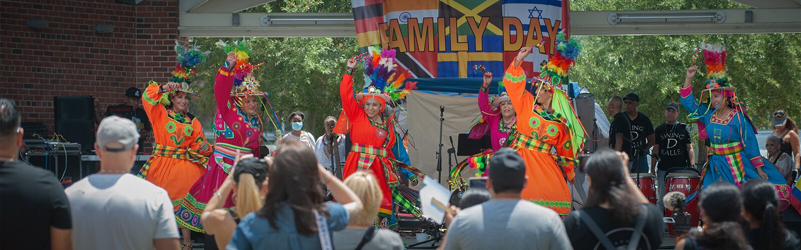 Bolivian Roots perform at the Multicultural Family Day event at Water Works Park Sunday.