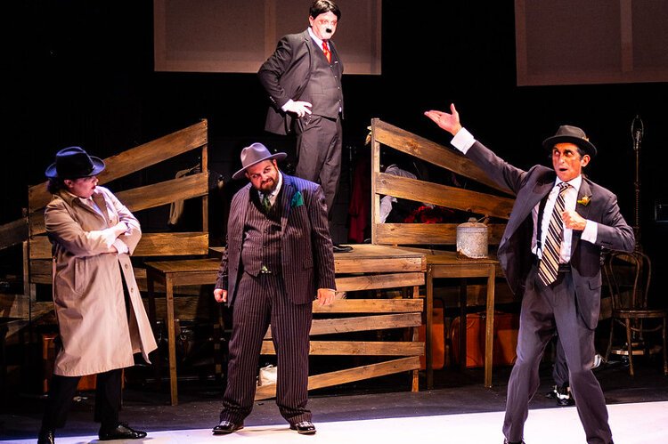 Jobsite Theater's production of the Resistible Rise of Arturo Ui runs through June 5.