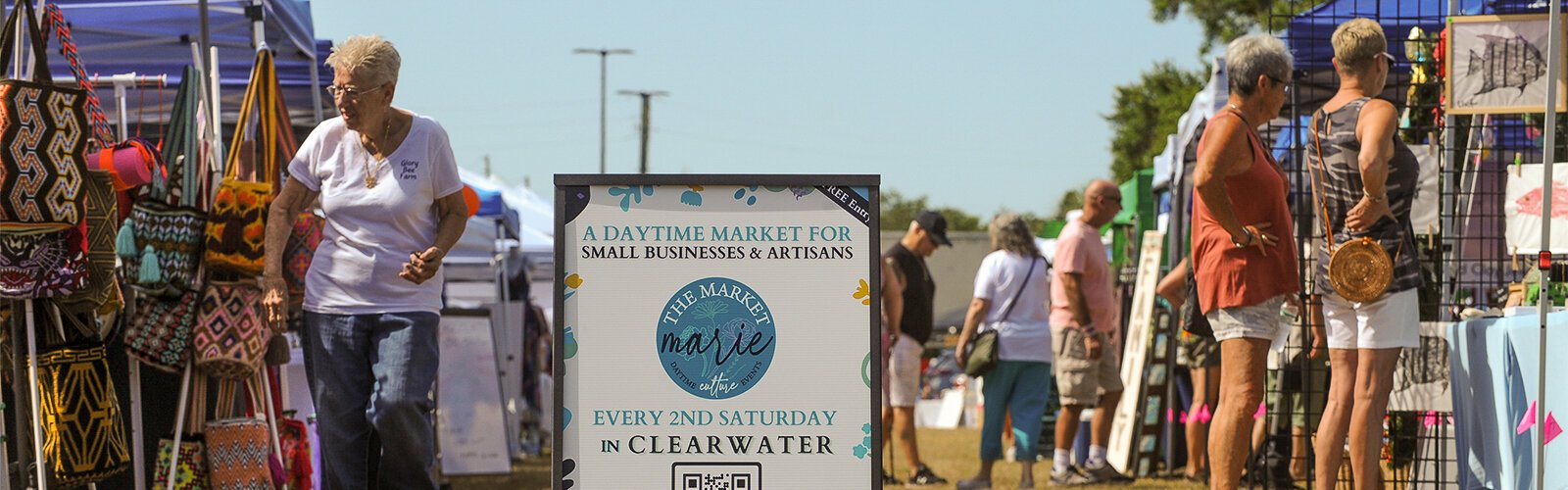 The Market Marie in downtown Clearwater celebrated its one year anniversary Saturday. The market is  held the second Saturday of the month and boasts more than 70 vendors.
