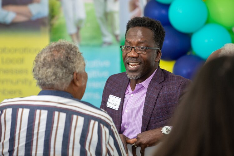 River Grove Neighborhood Association President Kevin Carr at the TampaWell launch event.