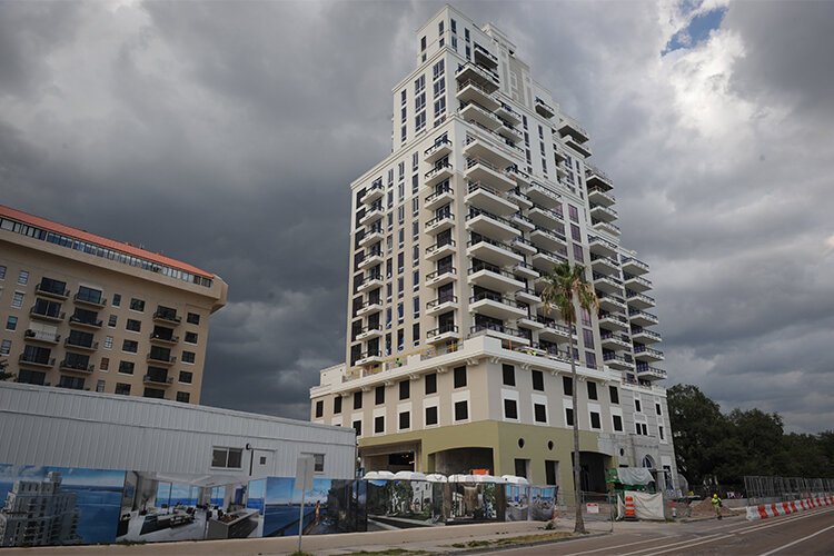  Hyde Park House Bayshore is currently under construction off Bayshore Boulevard and Howard Avenue. 