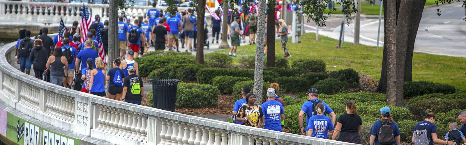 The annual Carry the Load  march to honor the true meaning of Memorial Day took place along Bayshore Boulevard on May 21.
