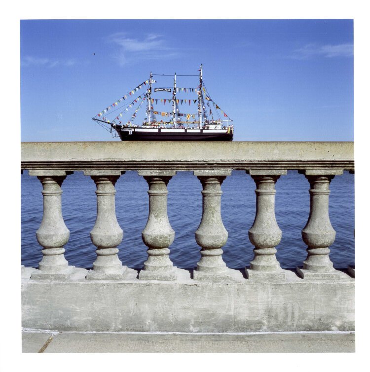 Suzanne Camp Crosby's "Gasparilla Ship," which was commissioned by the City of Tampa through the public art program 2004 Big Picture Project.