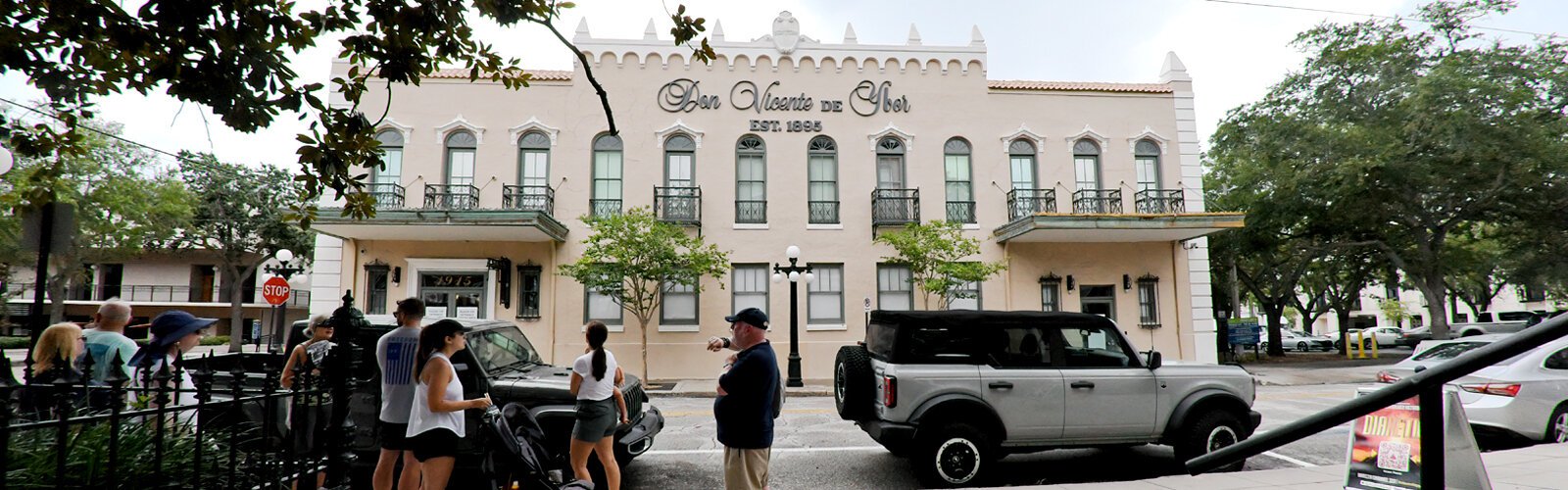 The offices of Vicente Ybor were located in this building, said to be the most haunted building in Tampa. Later converted into a medical clinic, then a boutique hotel, the building now serves as office spaces.