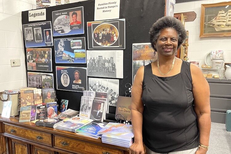 "It's an experience," Ersula Odom says of her history shop at 1421 Tampa Park Place.