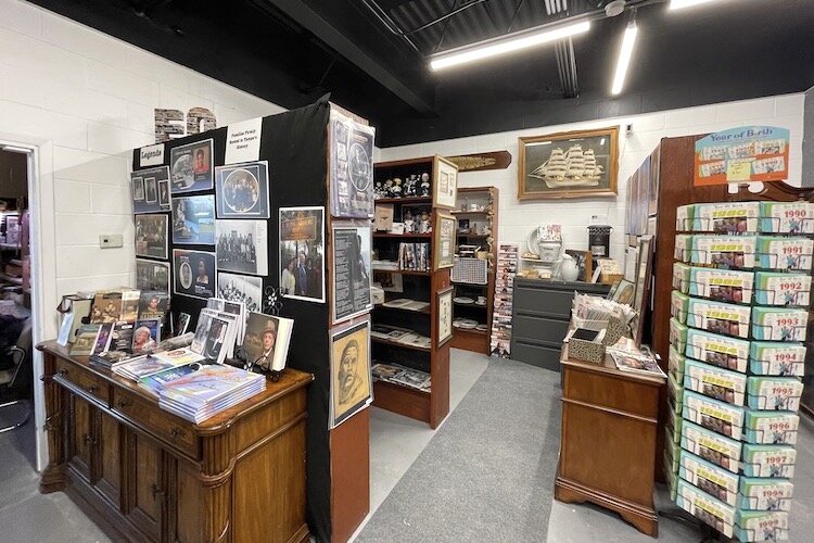 Ersula's History shop has items for sale as well as pieces from Ersula Odom's personal collection on display to add to the experience.