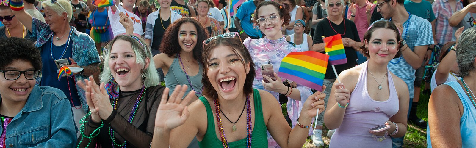 Along the entire St. Pete Pride Parade route, the crowd enjoyed themselves.