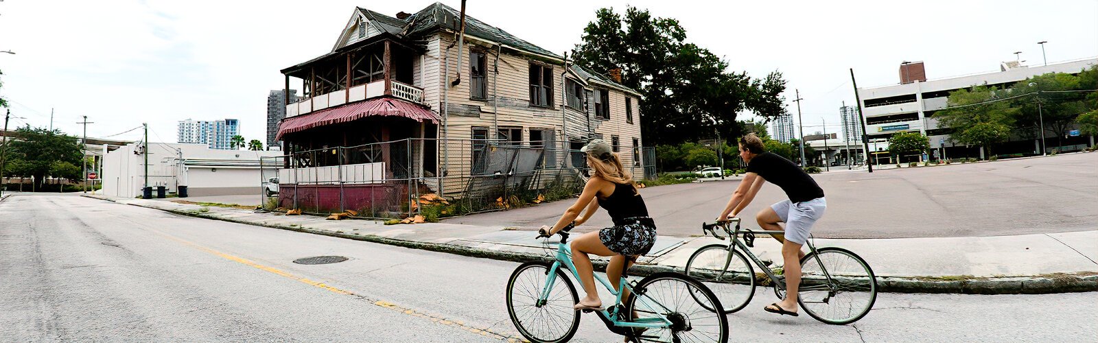 The Jackson House, shown here in July 2022,  was Tampa’s only 24-room boarding house for African Americans during segregation, hosting famous Black musicians and civil rights leaders. This historic landmark is now awaiting restoration.