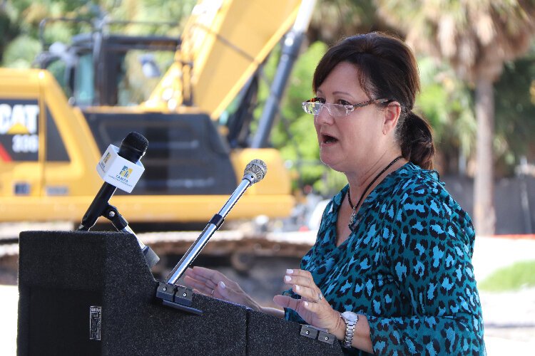 Tampa Downtown Partnership President and CEO Lynda Remund says the demolition of the Ardent Mills plant will help complete downtown's 50-year evolution from a warehouse district to a live, work, play destination.