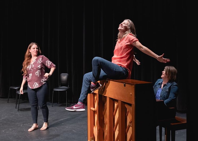 The improv troupe Feminunchucks performs at the 2019  Countdown Improv Festival in Ybor City.