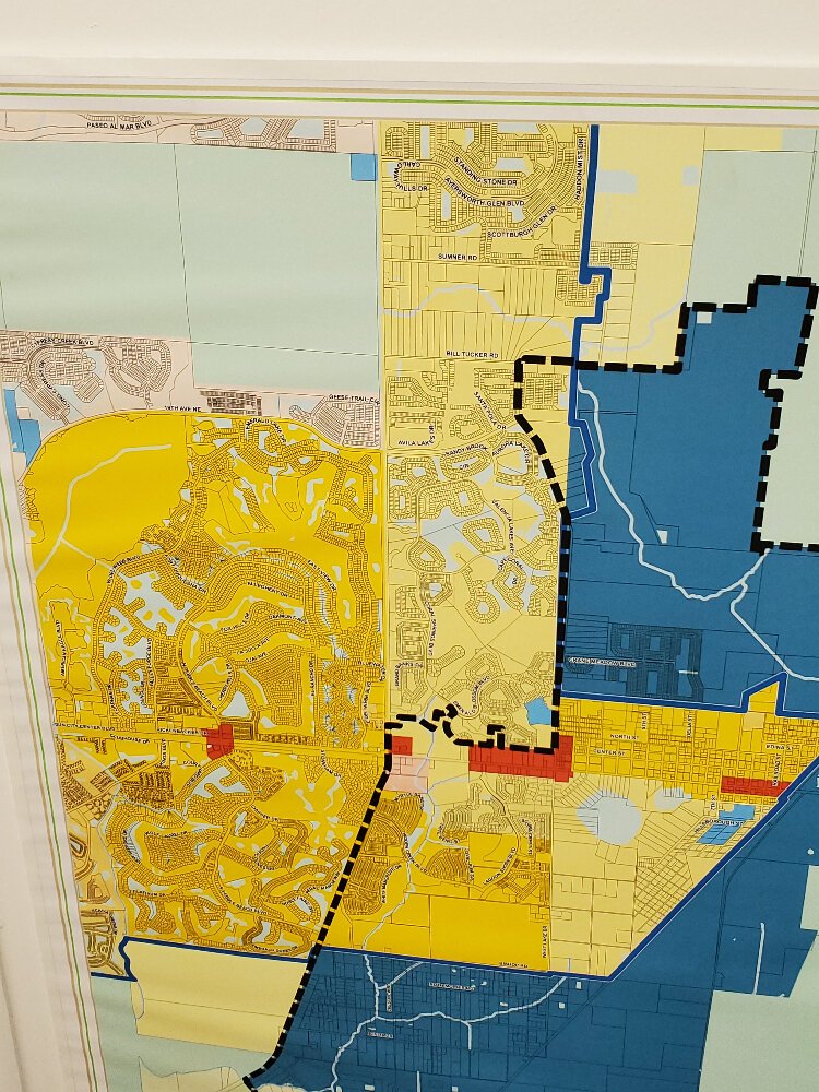 Wimauma Village, as shown on this map, will receive major improvements from the Wimauma Village Neighborhood Plan. 