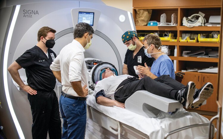 USF Health and Tampa General Hospital are at the cutting-edge of non-invasive surgery techniques, including focused ultrasound to treat essential tremor and Parkinson's disease.