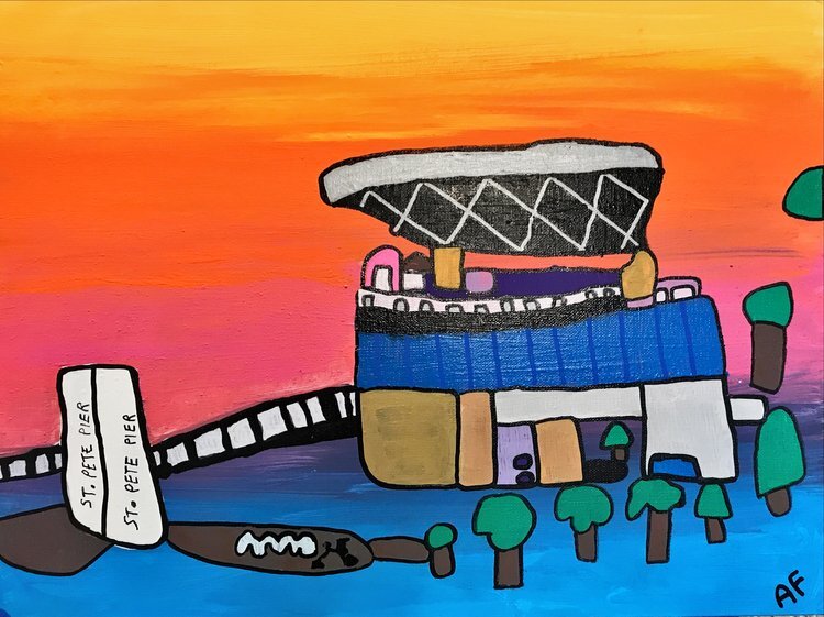 St. Petersburg-based Creative Clay's gallery at the Diverse Abilities Arts Festival will feature paintings of Tampa Bay's iconic buildings.