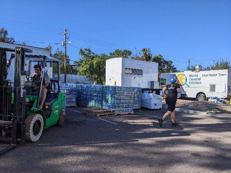 International disaster relief organization World Central Kitchen set up its recovery operation at Metropolitan Ministries.