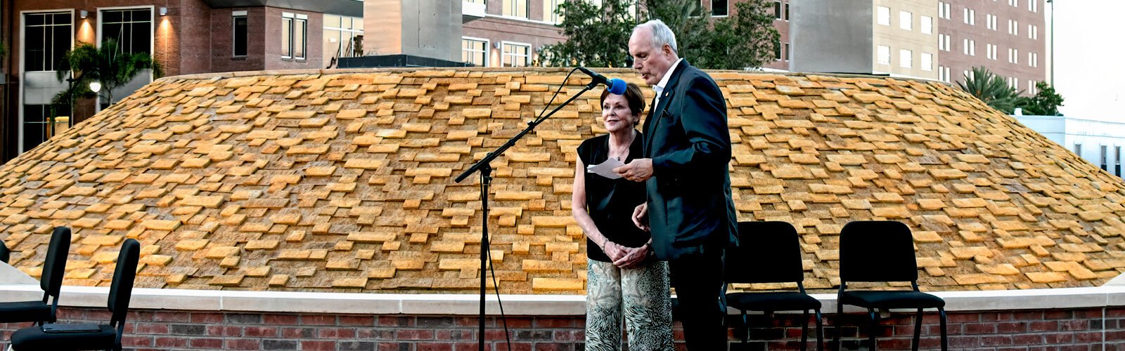  Ron and Renée Vaughn welcome everyone and recognize the main architects involved in this special project twenty years in the making. 