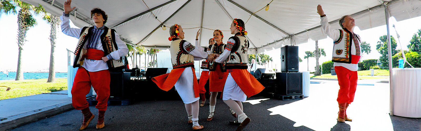  Ukrainians of the The Miami Dancers show off their heritage at the Saint Petersburg International Folk Fair Society (SPIFFS) 47th annual International Folk Fair at the Albert Whitted Park on Saturday, October 22nd.