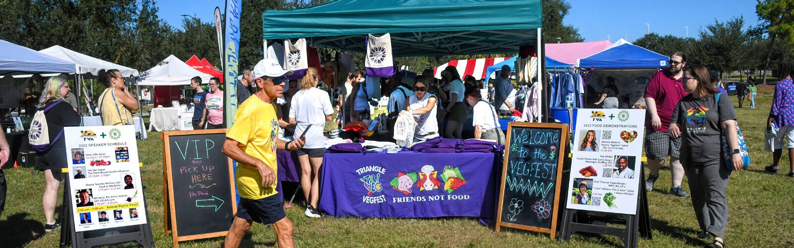  Presented by Triangle VegFest and Florida Voices for Animals, the Tampa Bay VegFest 2022 offered a diverse experience  to learn about living a healthy, compassionate and eco-friendly lifestyle. 