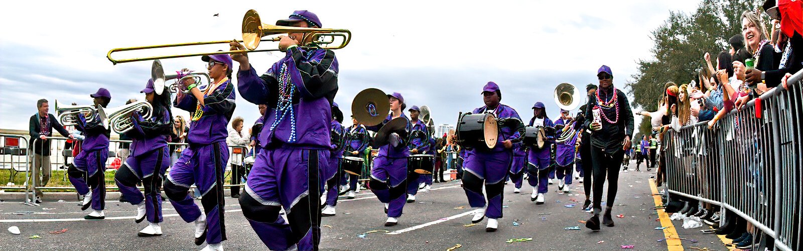 The 2023 Gasparilla Parade of Pirates featured five marching bands, 100 elaborate floats and more than 50 distinct krewes parading along Bayshore Boulevard all the way to Cass Street and Ashley Street in Tampa.
