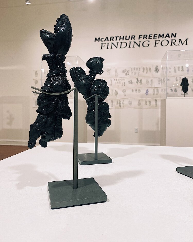 “McArthur Freeman: Finding Form” is on display at Hillsborough Community College’s Gallery114@HCC through February 23rd.