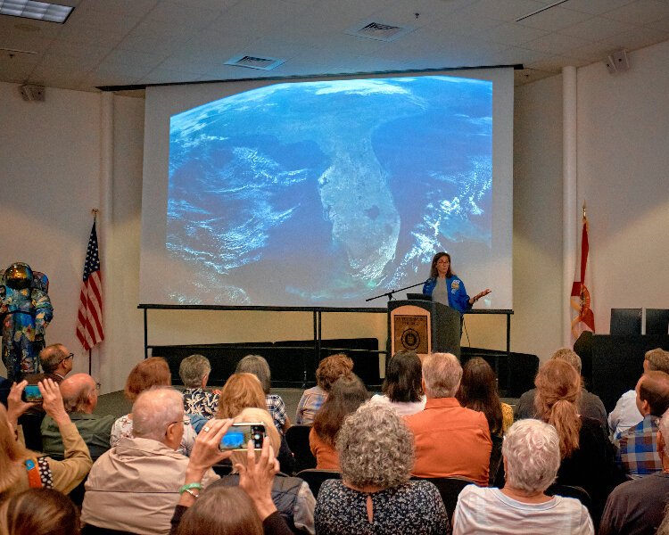 NASA astronaut Nicole Stott, who grew up in Clearwater, describes the awe of seeing Florida from space.