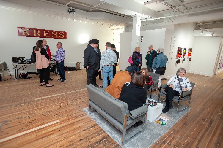 The new arts hub at the Ybor City Kress Building had an opening celebration during a reception for multiple new exhibits.