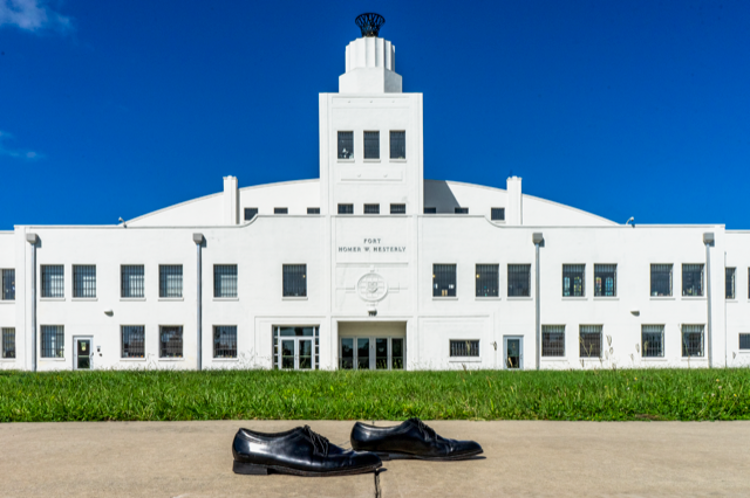 Martin Luther King Jr.'s 1961 speech at what was then the Fort Hesterly Armory in West Tampa is memorialized in photographer Lenny Foster's exhibit "Where We Stand."