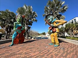 The public art installations in Perry Harvey Sr. Park are part of the new Tampa Soulwalk art and heritage trail.