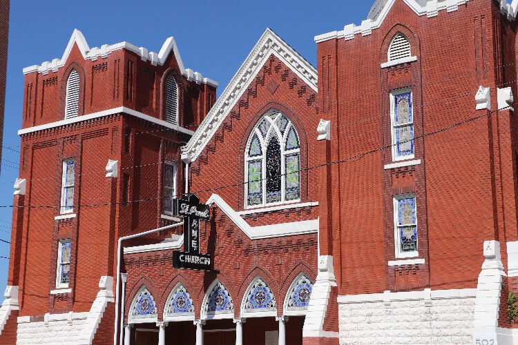 Historic St. Paul AME Church is one featured stop on the Tampa Soulwalk African American heritage trail. 