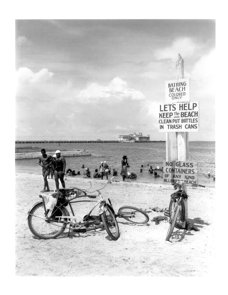 This 1949 photograph of  the"colored only" beach at South Mole in St. Petersburg is part of the exhibition "Civil Rights in the Sunshine State" at the St. Petersburg Museum of History.