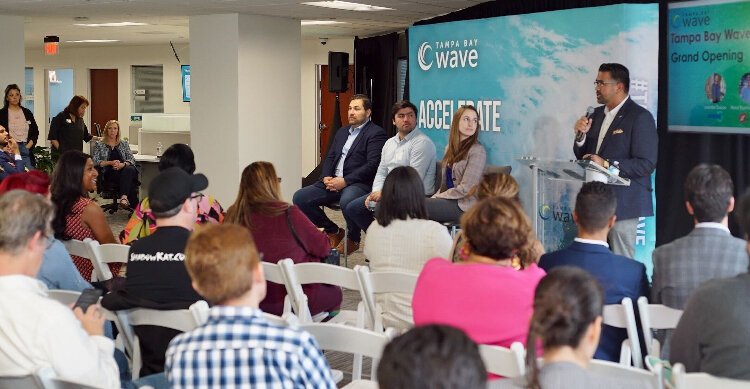 Tampa Bay Wave ceelbrates its 10th anniversary with new offices and new programs like a LatinTech accelerator. 