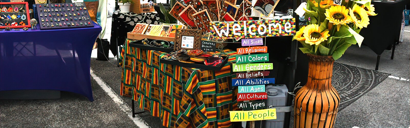 Jacaranda Hill, of St Petersburg, features handcrafted African arts and crafts, and embraces the South African principle of UBUNTU, meaning “I am because we are," the African philosophy of oneness and interconnectedness of all life.