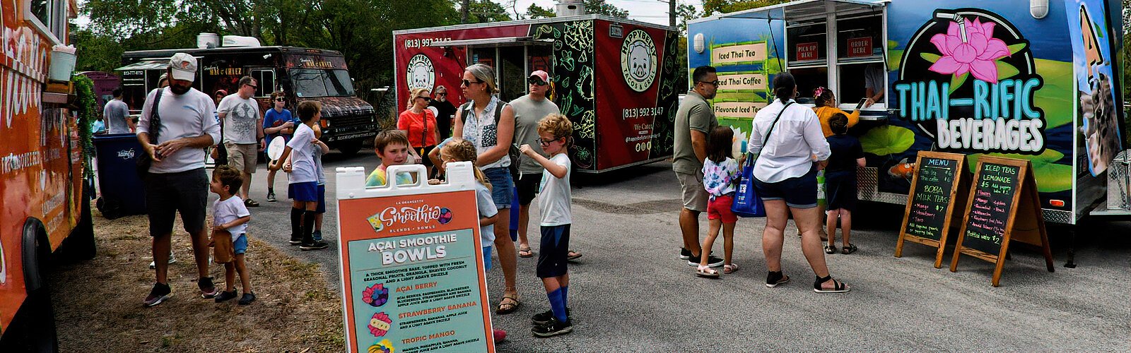  The food truck alley at EcoFest has something for everyone's taste, with a wide range of foods  available, from plant-based to meat-based.