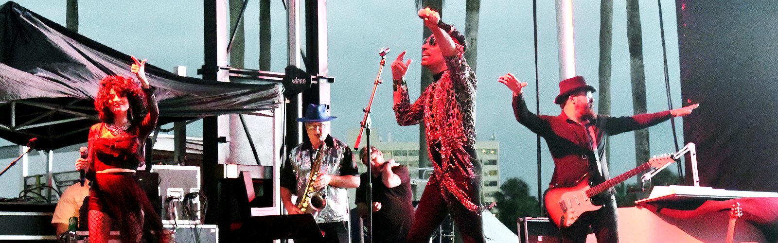 The lineup of tribute bands playing on the main stage of Curtis Hixon Waterfront Park during Tampa Riverfest included Prince tribute artist Sir Jac and his Purple Fame Band.