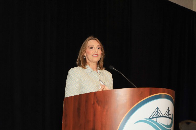 Congresswoman Kathy Castor at the third annual Tampa Bay Regional Resiliency Leadership Summit.