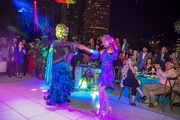 The celebration at the Tampa Museum of Art's Pride and Passion: Sabor included dancing until midnight.