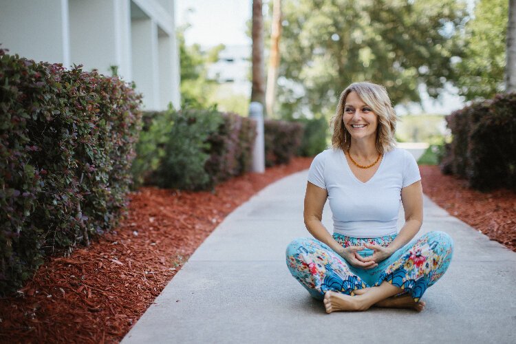 In 2018, Katie Krimitsos started a meditation podcast for women from her closet. Her Women's Meditation Network now has 14 shows and has surpassed 100 million downloads.