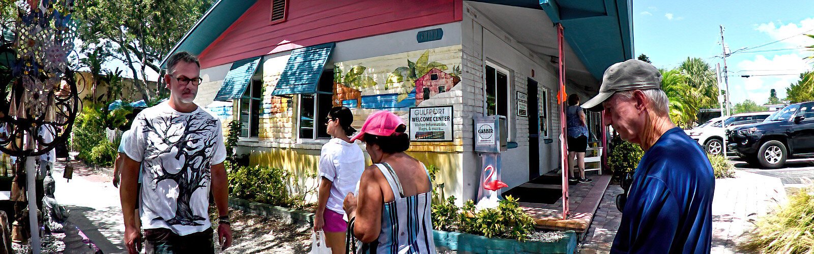 The Gulfport Welcome Center is the place to go to for visitor information, maps, a copy of The Gabber and more about this charming city bordering St. Petersburg.