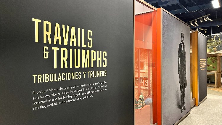 The Tampa Bay History Center's "Travails and Triumphs" exhibit tells more than 500 years of Black history in Tampa Bay.