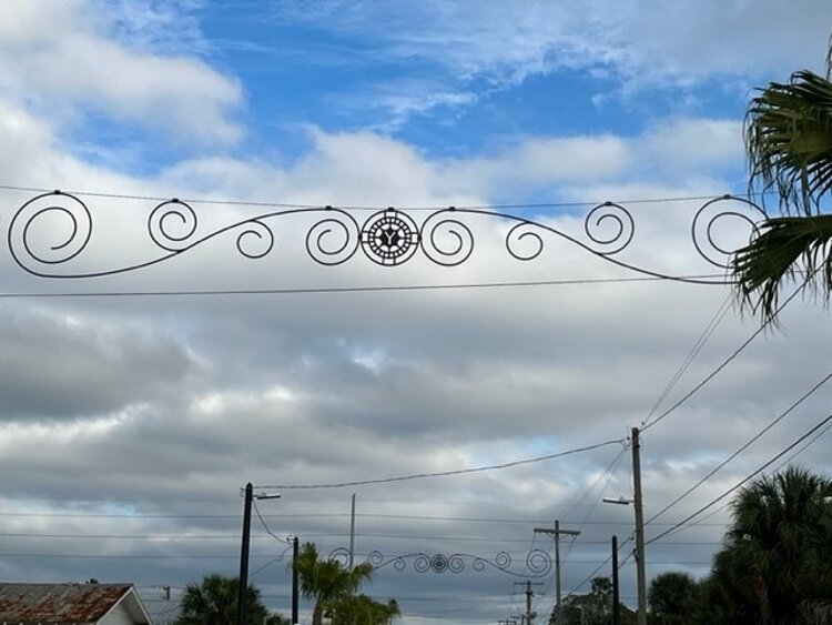 Twenty-one new arches span East Seventh Avenue in Ybor City from Nuccio Parkway to 26th Street.