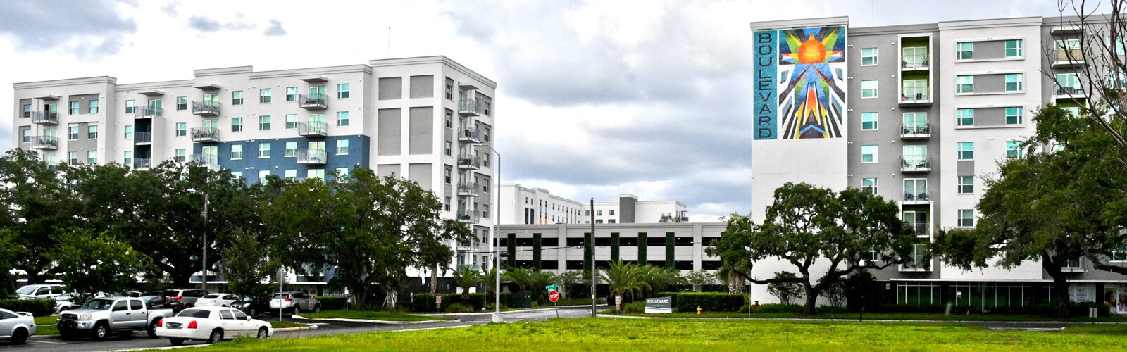 The Boulevard Towers are part of the West River redevelopment, a partnership between the Tampa Housing Authority and the Related Group to bring affordable and market-rate housing and retail to the property where North Boulevard Homes once stood.