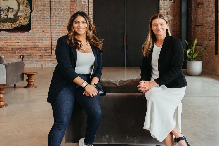 Tampa Bay Sun General Manager Christina Unkel and head coach Denise Schilte-Brown.