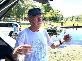 Retiree Bob Luce is on a one-man mission to remove trash and litter from the Hillsborough River to protect the wildlife and natural beauty he loves to photograph.