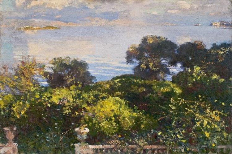 "Oranges at Corfu," by American impressionist painter John Singer Sargent, is part of the exhibition "Frontiers of Impressionism: Paintings from Worcester Art Museum" at the Tampa Museum of Art.