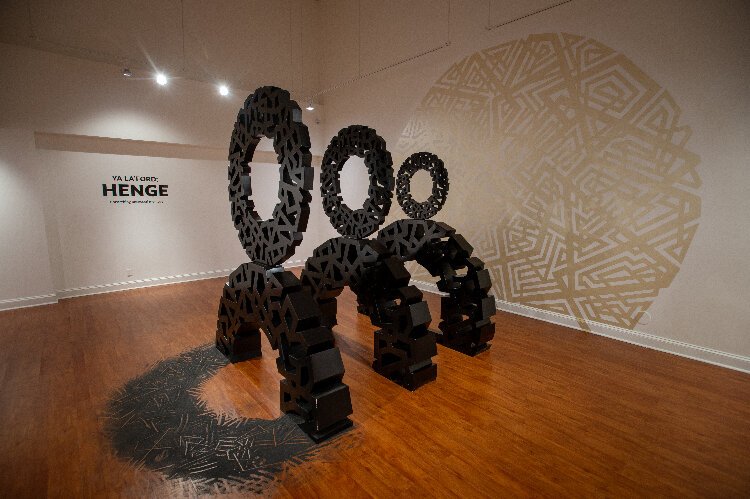 Ya La'ford's "HENGE - unearthing ancestral memory," on exhibit at Gallery114@HCC, is part of what the Hillsborough Community College Ybor City campus has to offer during the second annual Ybor Arts Tour.