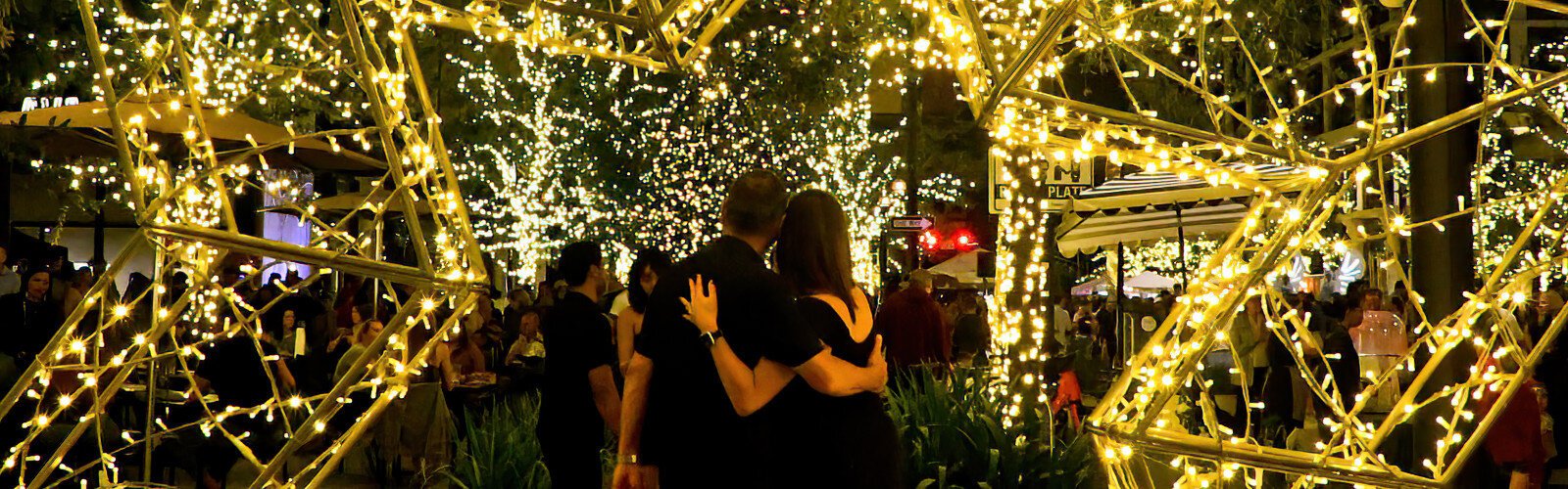 A wide array of festive decorations at Season Spectacular at Water Street Tampa brings everyone together in a spirit of joy, love and cheer. 