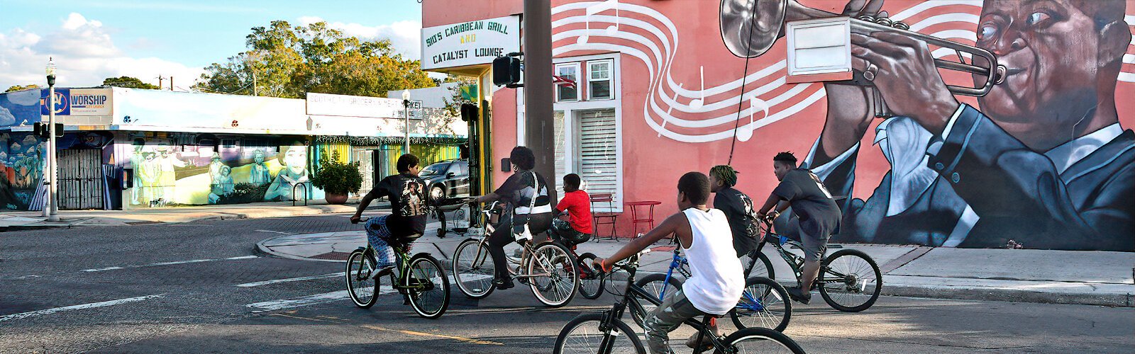 A Black business and residential hub during segregation, St Petersburg’s 22nd Street South corridor, dubbed “The Deuces” after its double 2s, is the focus of revitalization efforts by the nonprofit organization Deuces Live. 