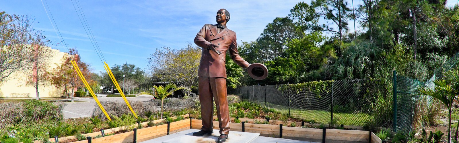 Born into slavery in the mid-1800s, businessman, philanthropist and community leader Elder Jordan Sr. built the Manhattan Casino with his sons and is honored by a bronze statue just south of the historic building.