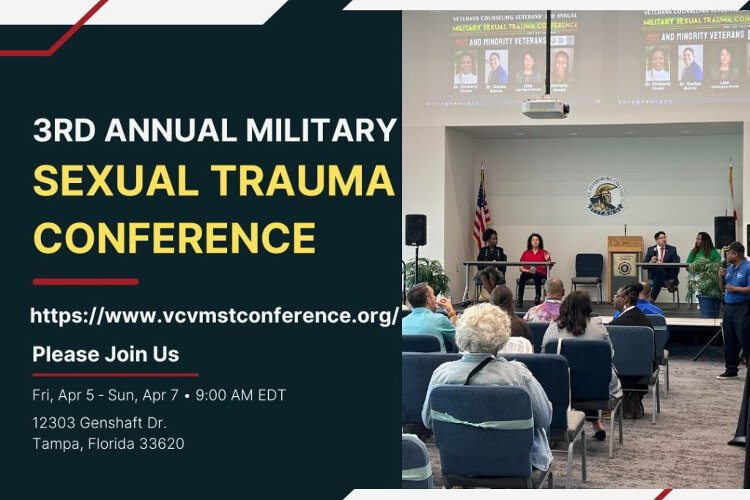 Veterans Counseling Veterans' third annual Military Sexual Assault Summit is part of the nonprofit  organization's mission to help veterans and their families deal with the trauma of sexual assault and  combat the epidemic of veteran suicide.