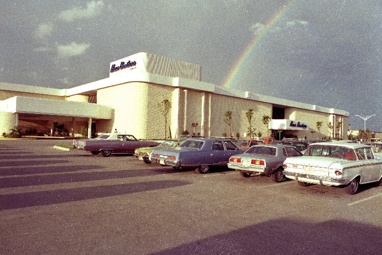 Original University Square Mall anchor Maas Brothers, a Tampa-based department store, is seen in 1975, when the Fowler Avenue corridor was booming with new retail and restaurant chains.
