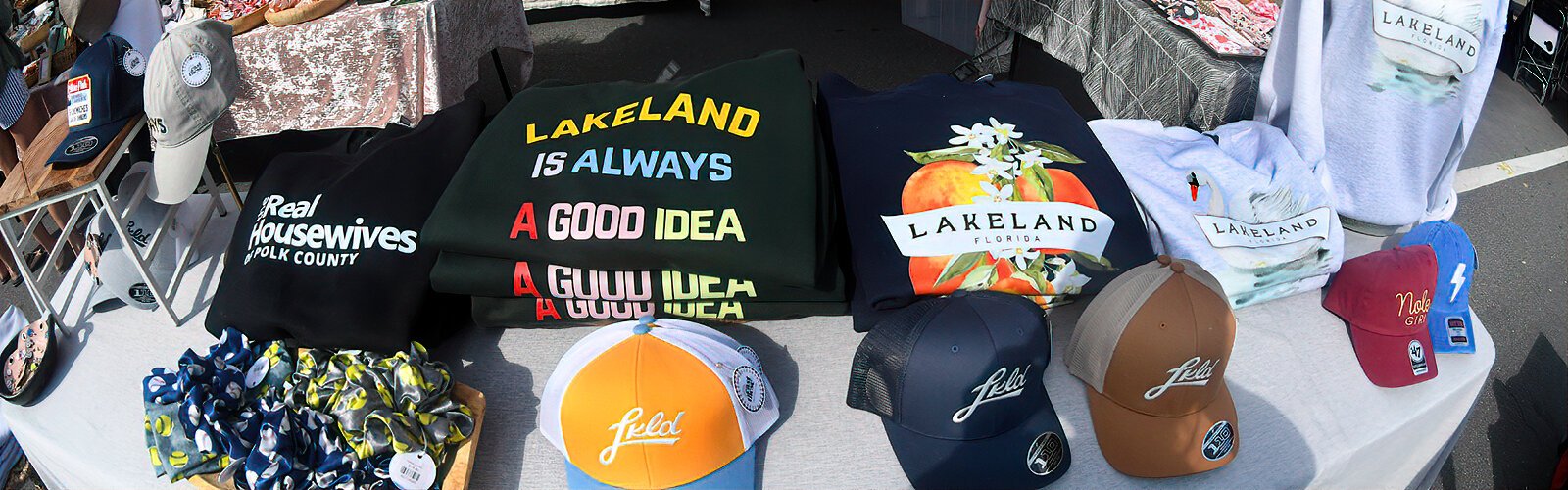The Lakeland Downtown Farmers Curb Market features some 120 vendors selling fresh produce, plants, clothing, handcrafted items, and more.